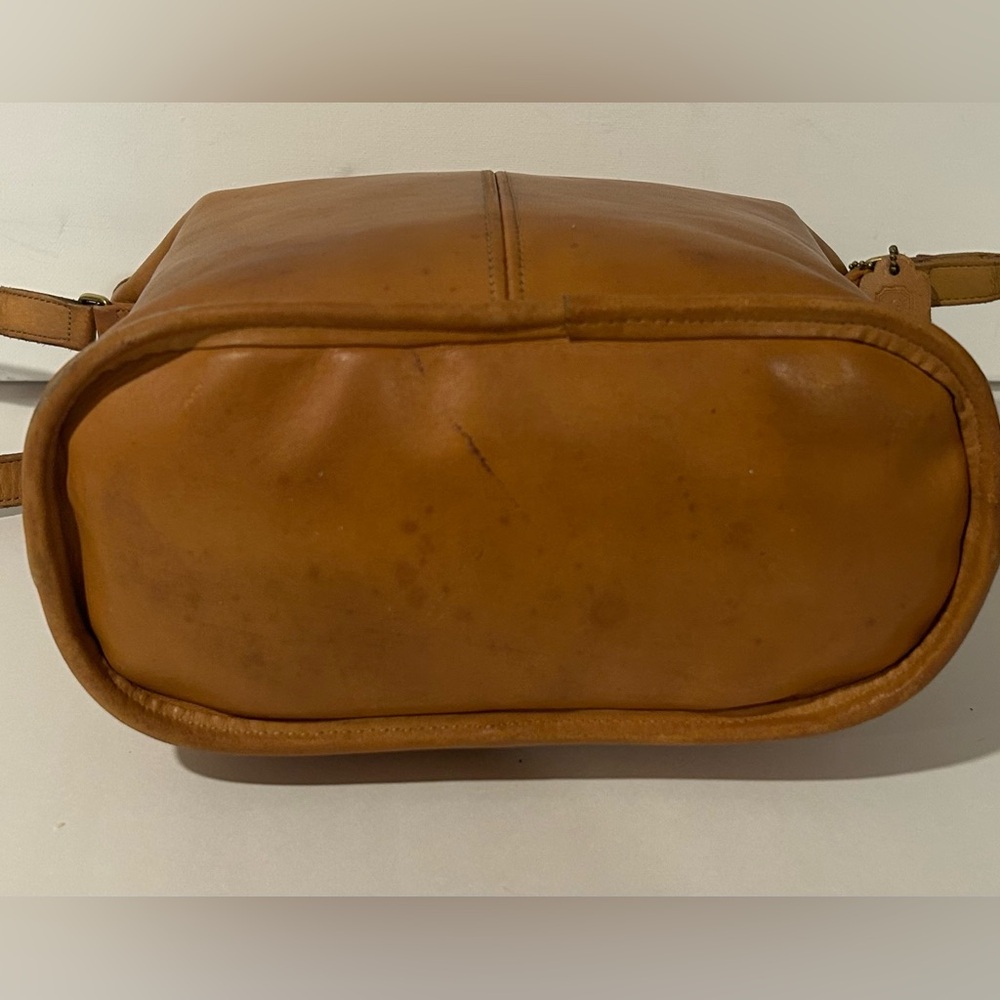 Vintage Coach Brown Leather Bucket Bag Crossbody Legacy Made USA - Picture 13 of 16